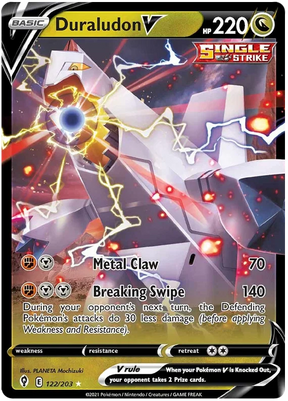 Duraludon V 122/203 - Pokemon TCG Evolving Skies card