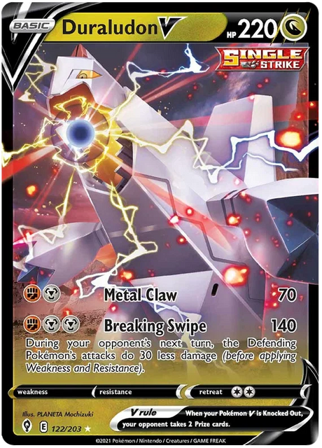 Duraludon V 122/203 - Pokemon TCG Evolving Skies card