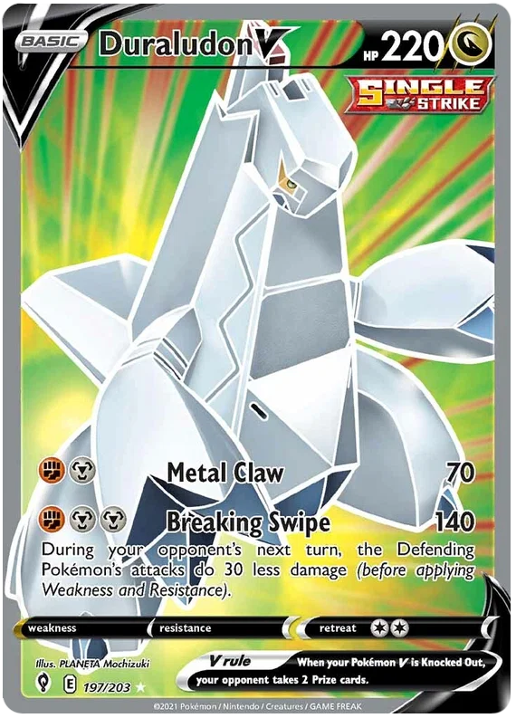 Duraludon V (Full Art) 197/203 - Pokemon TCG Evolving Skies card