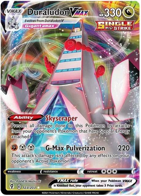 Duraludon VMAX 123/203 - Pokemon TCG Evolving Skies card