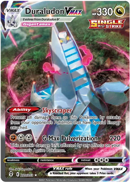 Duraludon VMAX (Alternate Art Secret) 220/203 - Pokemon TCG Evolving Skies card