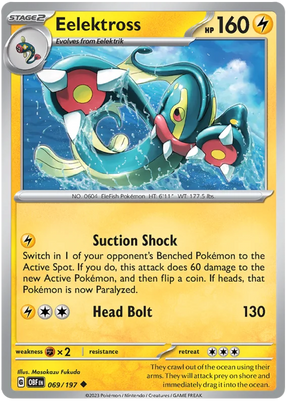EElektross Obsidian Flames Single Pokemon Card