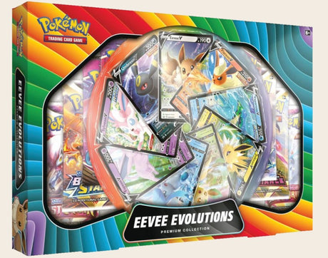 Eevee Evolutions Premium Collection – sealed Pokémon TCG box front packaging
