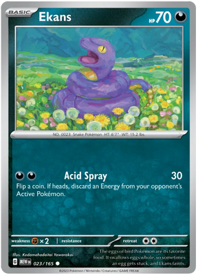 Ekans 151 Single Pokemon Card
