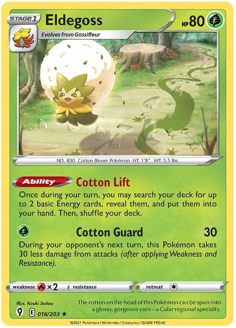 Eldegoss 016/203 - Pokemon TCG Evolving Skies card