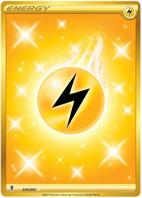 Lightning Energy (Secret) 235/203 - Pokemon TCG Evolving Skies card