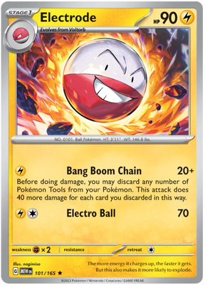 Electrode 151 Single Pokemon Card