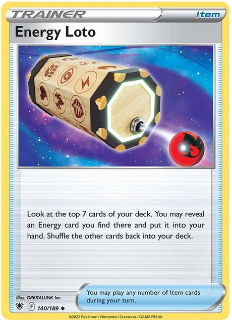 Energy Loto Astral Radiance Pokemon Card Singles 140/189