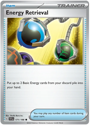 Energy Retrieval Scarlet & Violet Base Set Pokemon Card Single