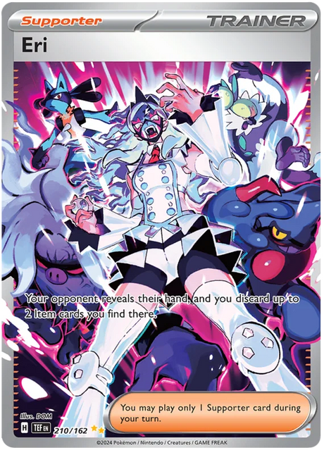 Eri Temporal Forces Pokemon Single 210/162