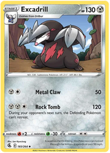 Excadrill Fusion Strike Pokemon Card Singles 183/264