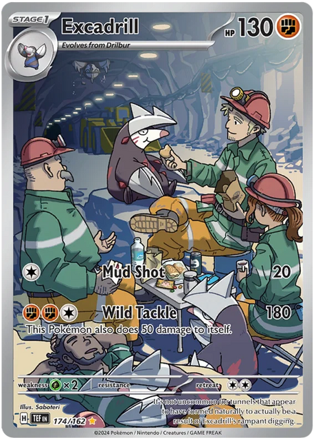 Excadrill Temporal Forces Pokemon Single 174/162