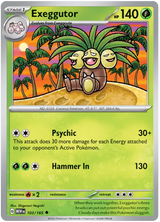 Exeggutor 151 Single Pokemon Card