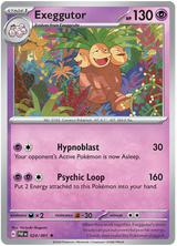 Exeggutor Paldean Fates Pokemon Card Single 024/091