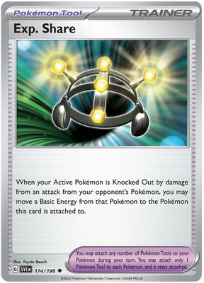 Exp. Share Scarlet & Violet Base Set Pokemon Card Single
