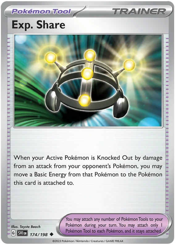 Exp. Share Scarlet & Violet Base Set Pokemon Card Single