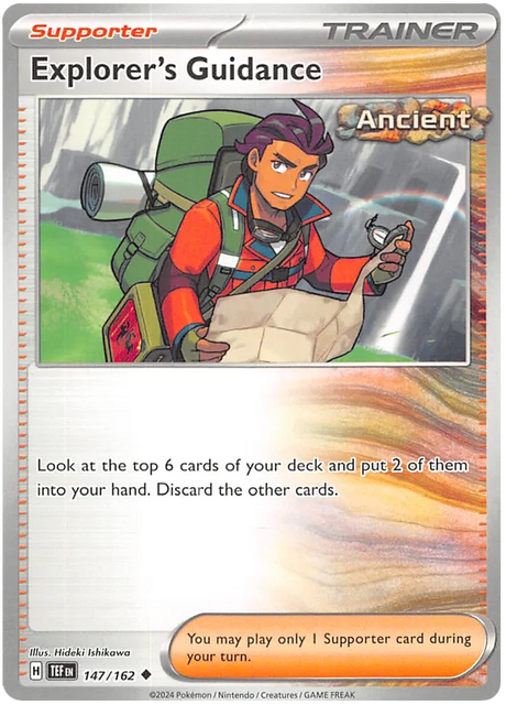 Explorer's Guidance Temporal Forces Pokemon Single 147/162