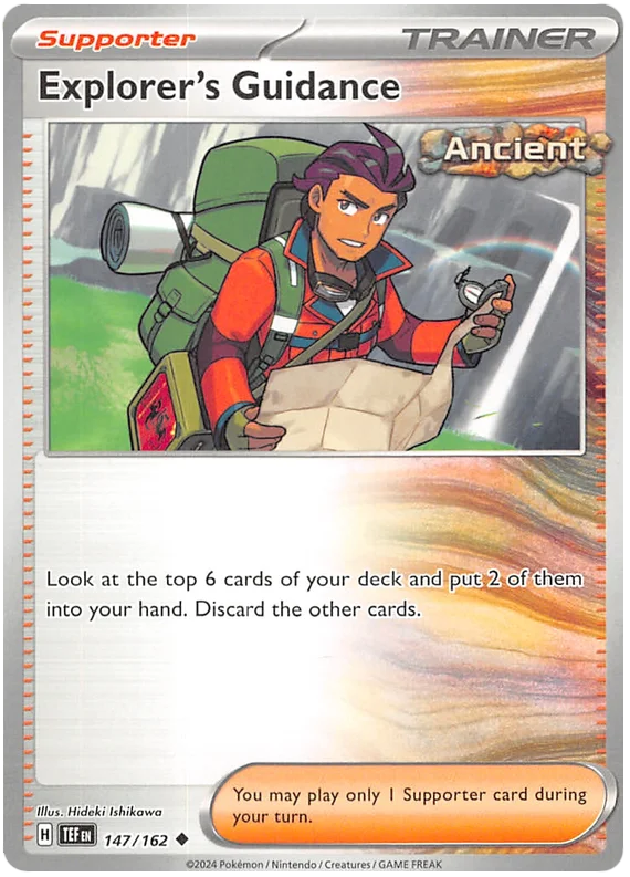 Explorer's Guidance Temporal Forces Pokemon Single 147/162