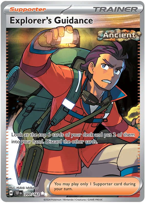 Explorer's Guidance Temporal Forces Pokemon Single 200/162