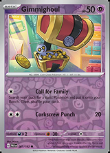 Gimmighoul 087/182, Paradox Rift, Reverse Holo, representative matte composite