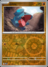 Gible 094/182, Paradox Rift, Reverse Holo, representative matte composite