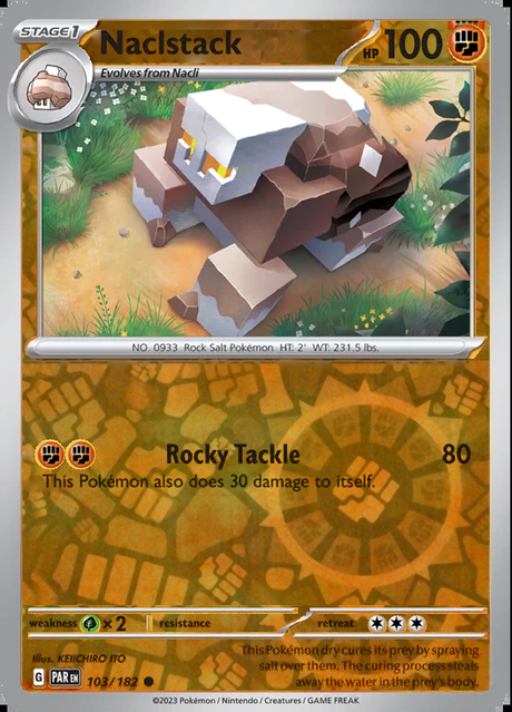 Naclstack 103/182, Paradox Rift, Reverse Holo, representative matte composite