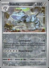 Steelix 125/182, Paradox Rift, Reverse Holo, representative matte composite