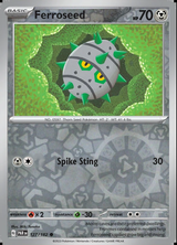 Ferroseed 127/182, Paradox Rift, Reverse Holo, representative matte composite