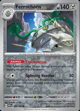 Ferrothorn 128/182, Paradox Rift, Reverse Holo, representative matte composite