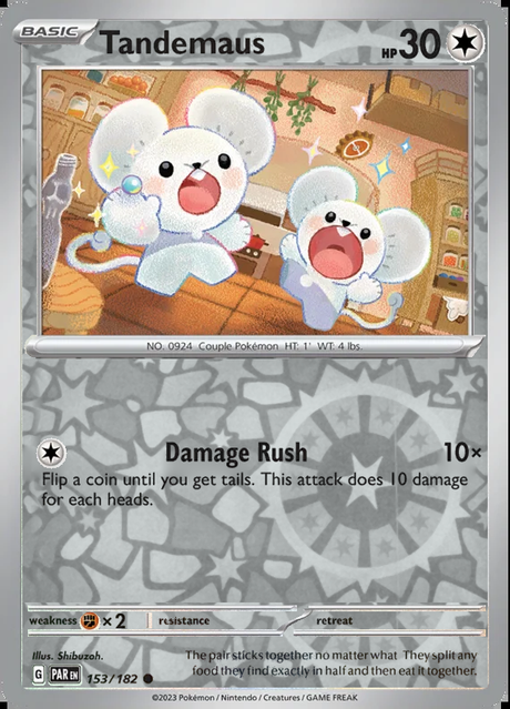 Tandemaus 153/182, Paradox Rift, Reverse Holo, representative matte composite
