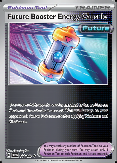 Future Booster Energy Capsule 164/182, Paradox Rift, Reverse Holo, representative matte composite