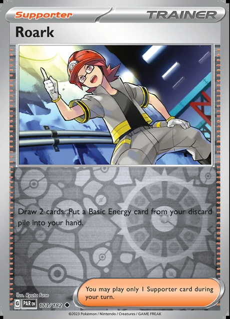 Roark 173/182, Paradox Rift, Reverse Holo, representative matte composite