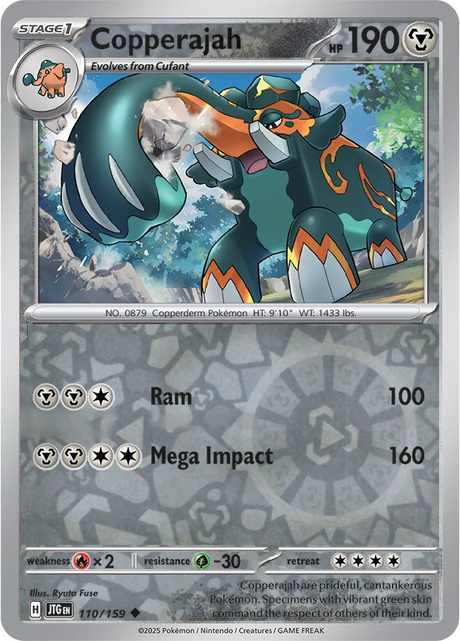 Copperajah 110/159, Journey Together, Reverse Holo, representative matte composite