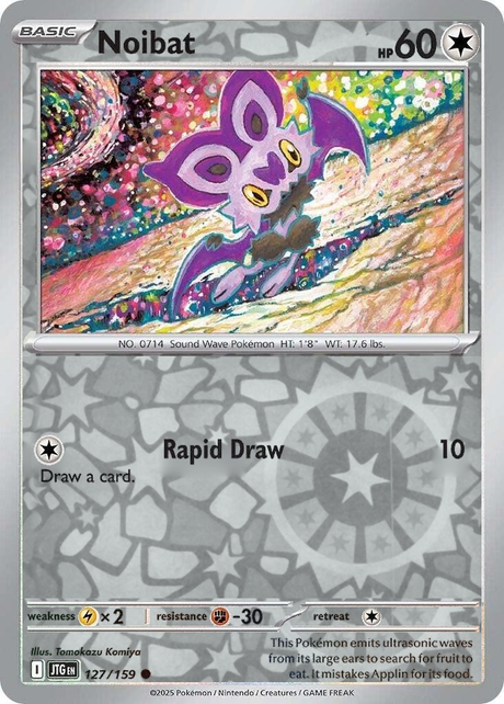Noibat 127/159, Journey Together, Reverse Holo, representative matte composite