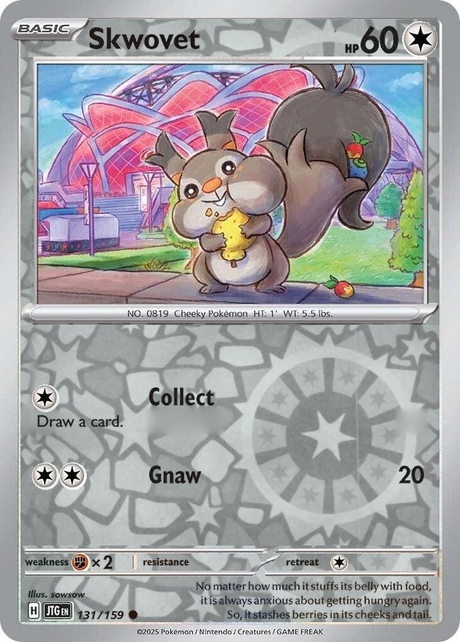 Skwovet 131/159, Journey Together, Reverse Holo, representative matte composite