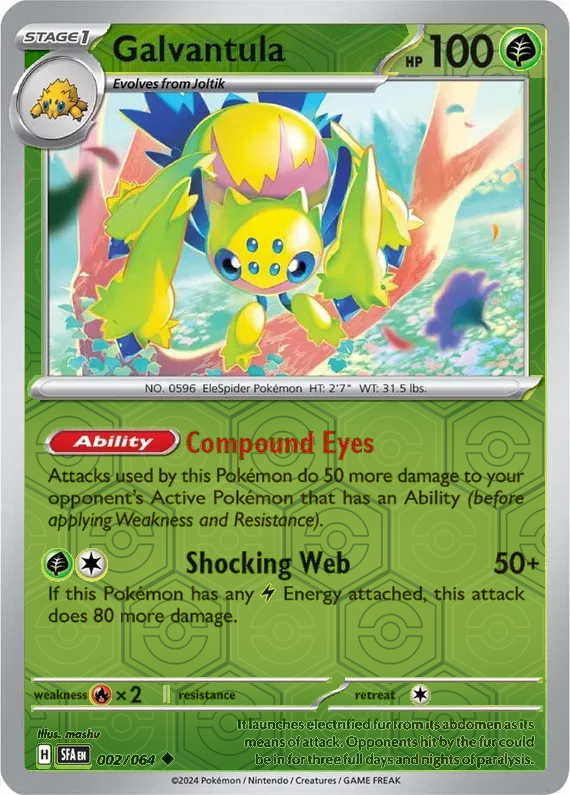 Galvantula SFA EN 002/064 Reverse Holo