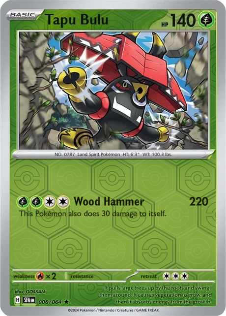 Tapu Bulu SFA EN 006/064 Reverse Holo