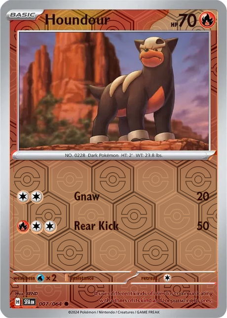 Houndour SFA EN 007/064 Reverse Holo