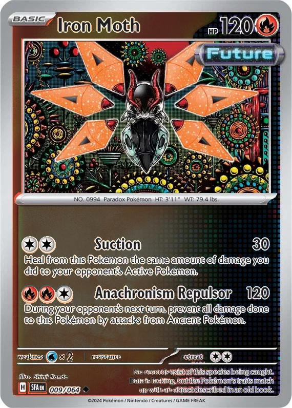 Iron Moth SFA EN 009/064 Reverse Holo