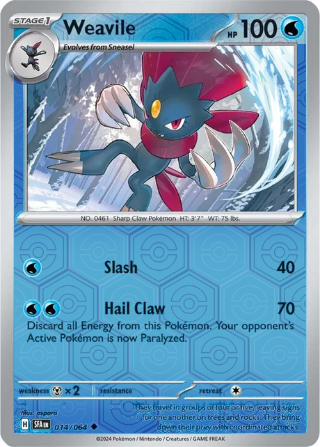 Weavile SFA EN 014/064 Reverse Holo