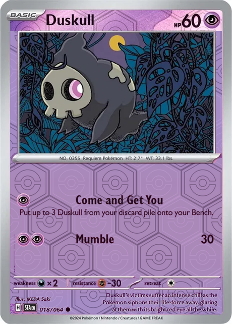 Duskull SFA EN 018/064 Reverse Holo
