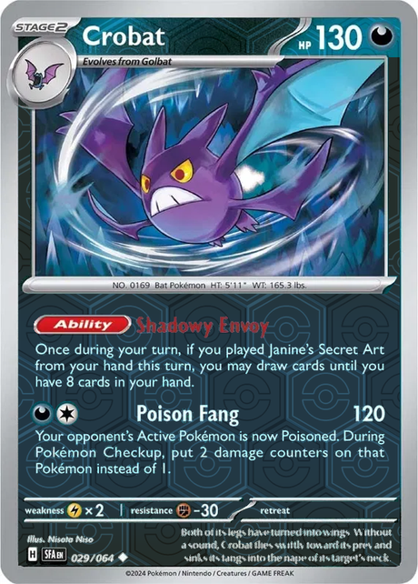 Crobat SFA EN 029/064 Reverse Holo