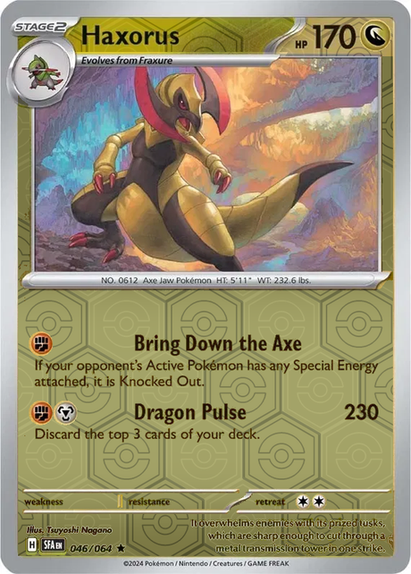 Haxorus SFA EN 046/064 Reverse Holo