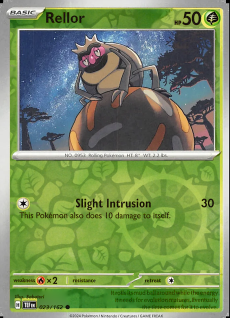 Rellor 023/162, Temporal Forces, Reverse Holo, representative matte composite