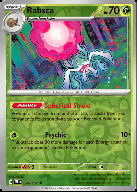Rabsca 024/162, Temporal Forces, Reverse Holo, representative matte composite