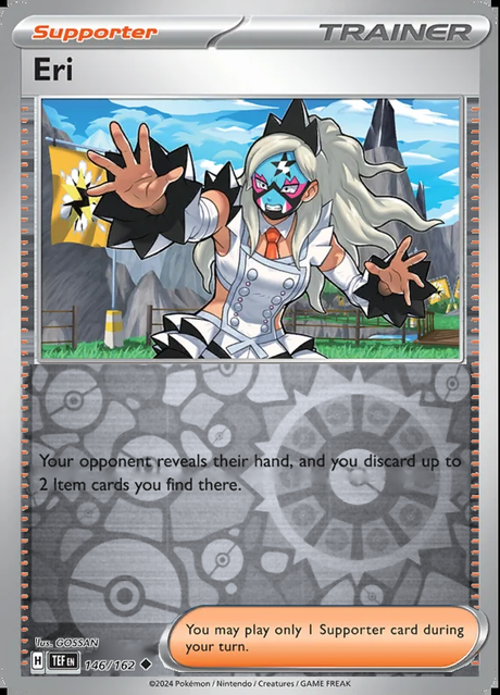 Eri 146/162, Temporal Forces, Reverse Holo, representative matte composite