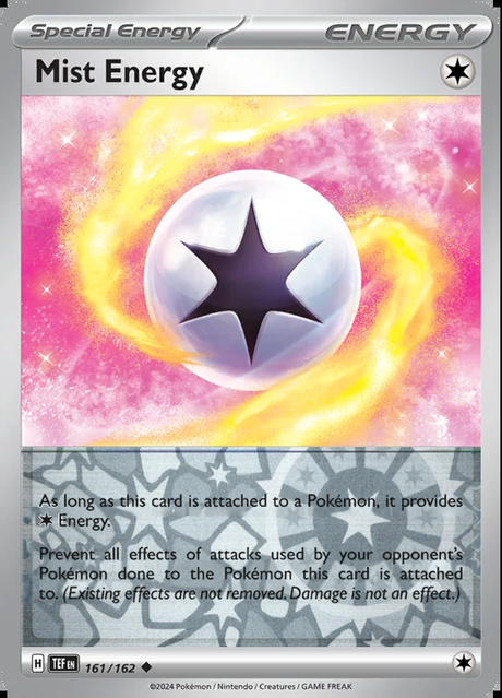 Mist Energy 161/162, Temporal Forces, Reverse Holo, representative matte composite