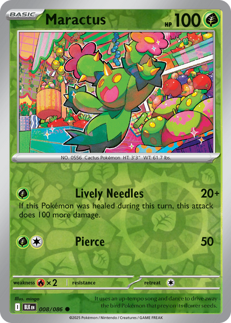 Maractus 008/086 - Black Bolt - Reverse Holo