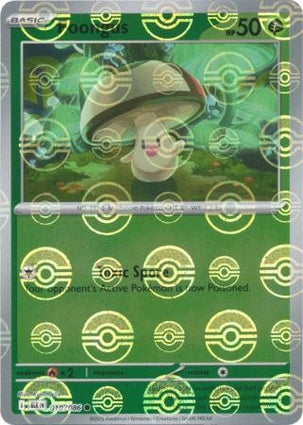 Foongus 010/086 - Black Bolt - Poké Ball Reverse Holo