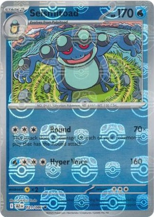 Seismitoad 021/086 - Black Bolt - Master Ball Reverse Holo